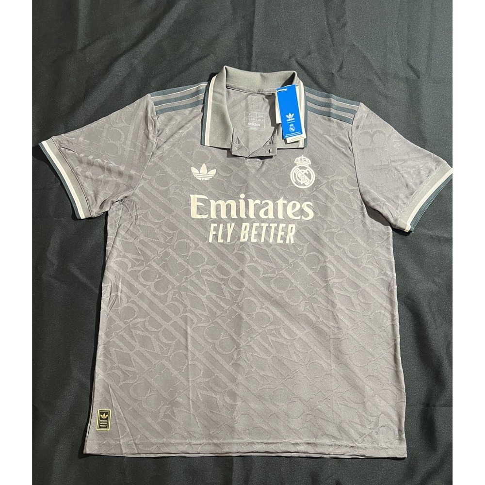 Adidas Real Madrid 2024/25 Authentic Soccer Third Jersey 3rd Kit Size XL NWT